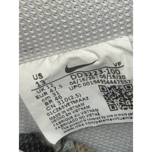 Nike G-Dragon Air Force 1 '07‎ Para-Noise 2.0 Mens Size 13 Paranoise White Korea - Picture 13 of 14